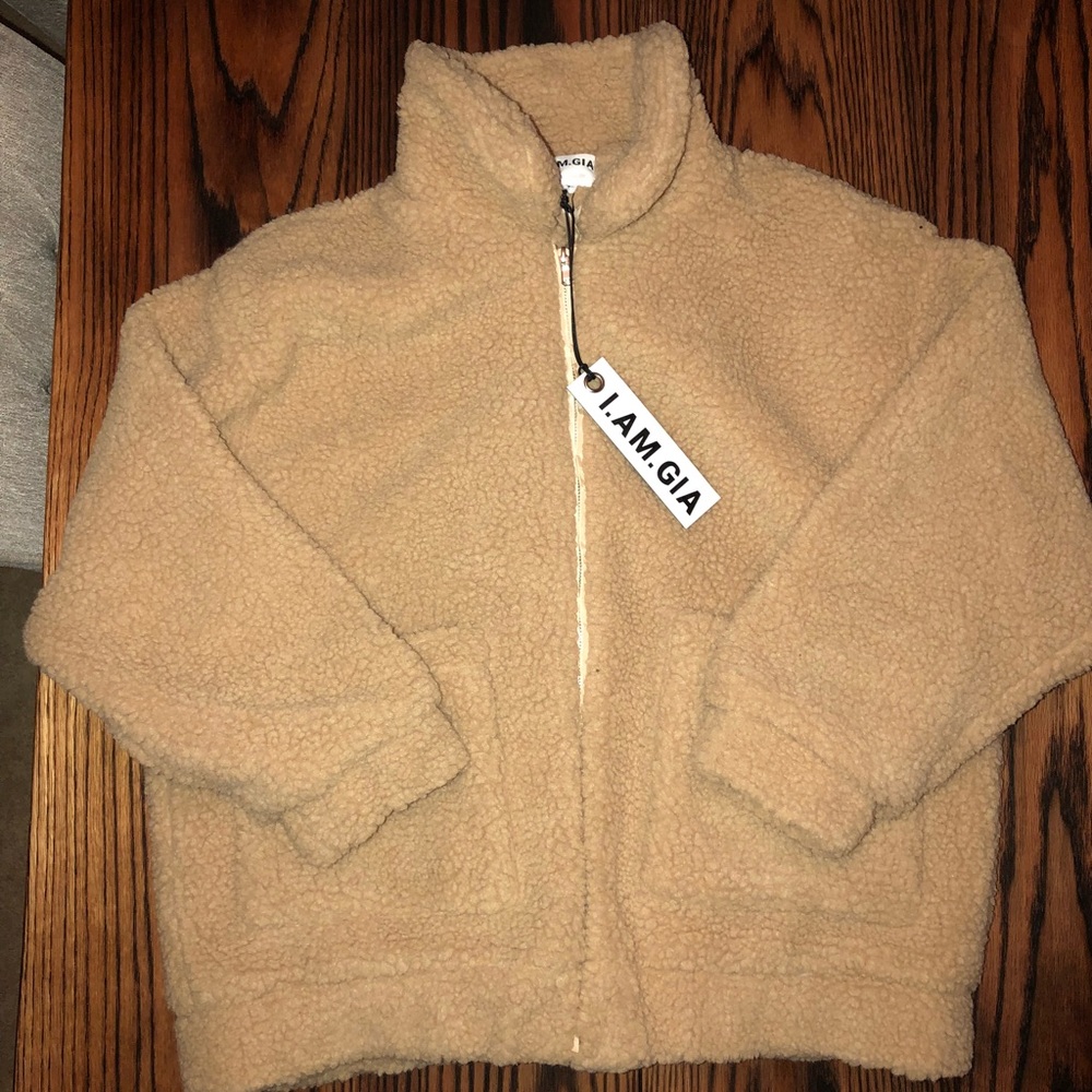 I.AM.GIA Pixie Coat | Caramel | Teddy Bear Coat